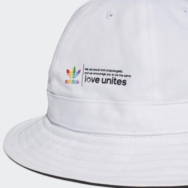 adidas Pride Bucket Hat - White 