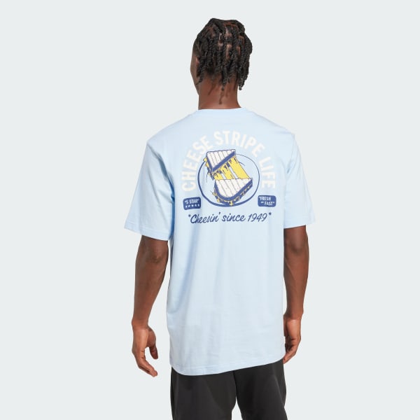 Azul Playera Graphic Food Grilled Cheese