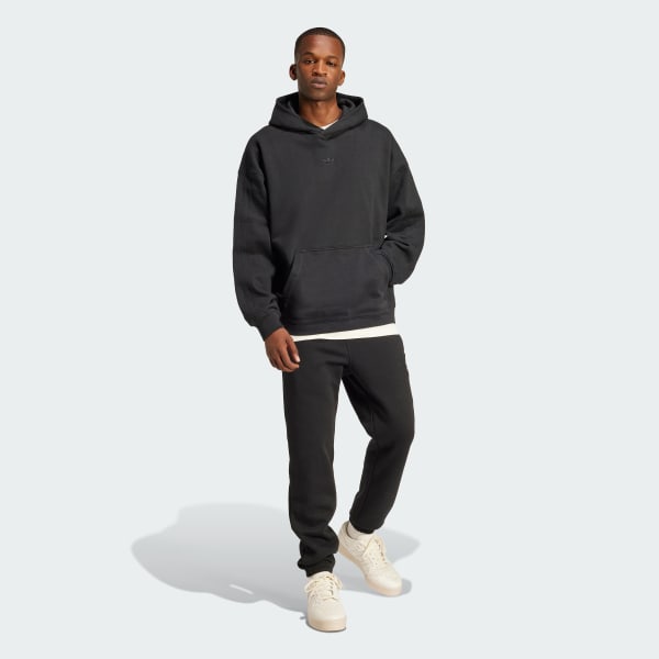 Svart Premium Essentials Hoodie