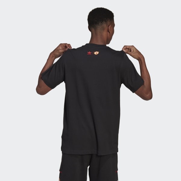 Preto Camiseta Old Trafford Trefoil ZK982