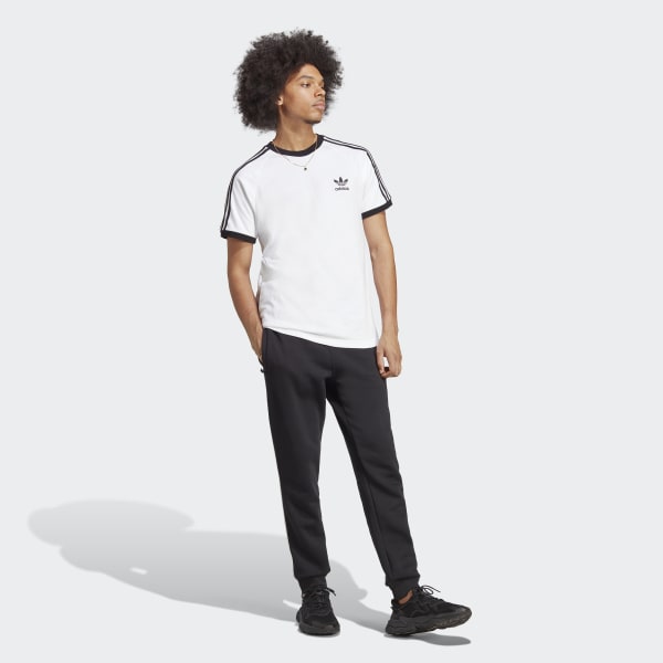 Weiss adicolor Classics 3-Streifen T-Shirt