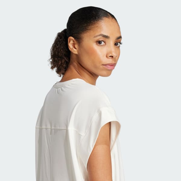 売れ筋商品|||アディダス Tシャツ レディース トップス YOGA TEE - Basic T-shirt - chalk white 楽天市場】最大10％OFFクーポン 【7/30〜8/1】 アディダス