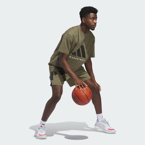 Verde T-shirt adidas Basketball