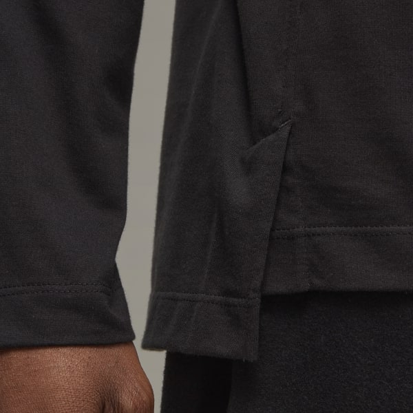 Black Y-3 Classic Henley DK318