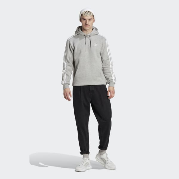 gris Sweat-shirt à capuche Adicolor Classics 3-Stripes