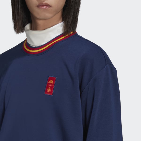 Niebieski Spain Crew Sweatshirt CZ628