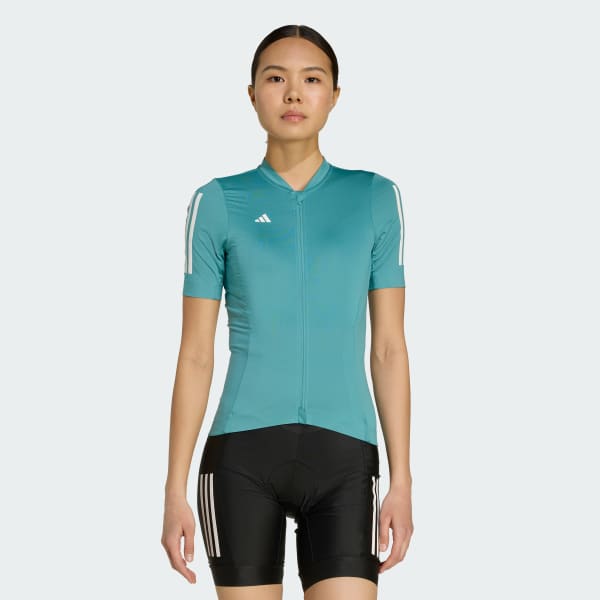 Verde Camisola de Ciclismo 3-Stripes Tempo