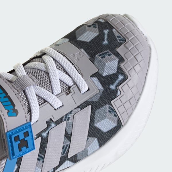 藍 ADIDAS MINECRAFT FORTARUN 4.0 SHOES CHILDREN - Grey | Free