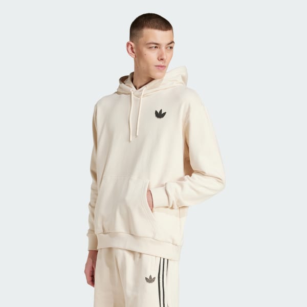 Blanc Sweat-shirt à capuche Skeleton