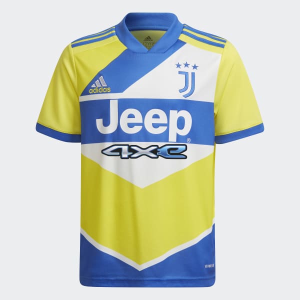 Amarillo Camiseta Tercer Uniforme Juventus 21/22 BH263