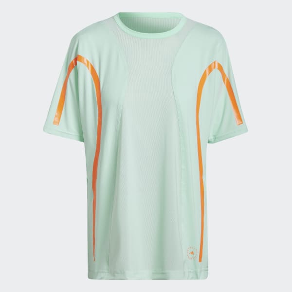 Zielony adidas by Stella McCartney TruePace Running Loose Tee IE185