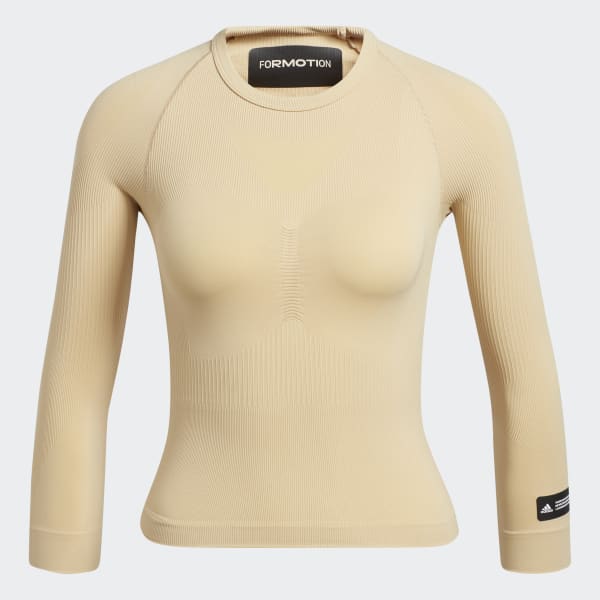 Beige Polo Corto de Training Formotion 25502