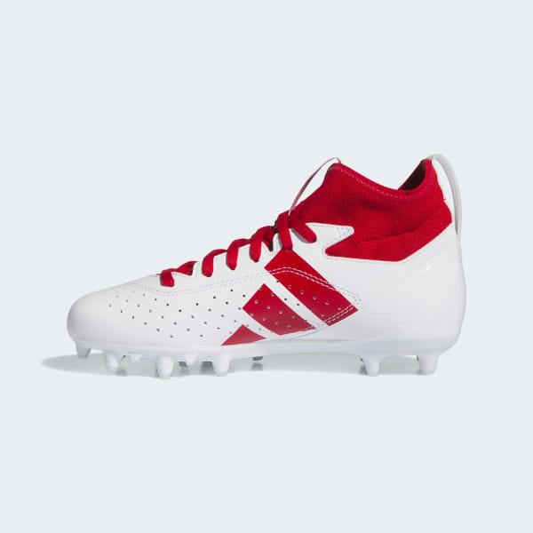 Adidas Adizero Impact.2 Football Cleats Unisex Cloud White Team Red 2 Cloud White 2
