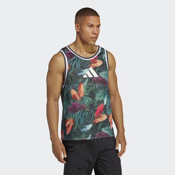 Svart All Blacks Rugby Lifestyle Singlet