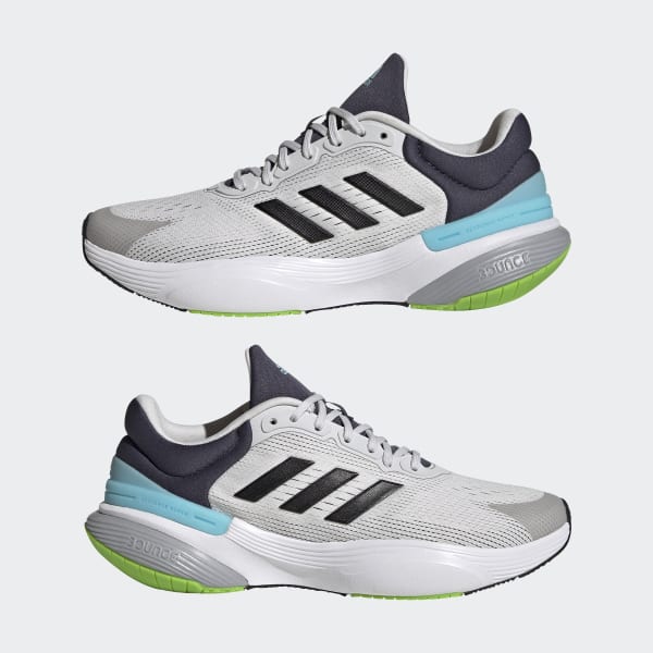 Grey Response Super 3.0 Sport Running Lace Shoes LKJ59