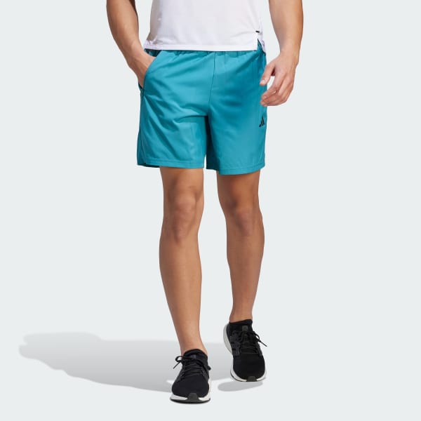 Turquoise Train Essentials Woven Training Shorts