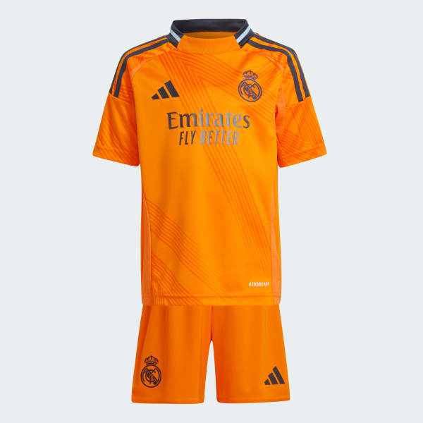 Divisa Away 24 25 Kids Real Madrid Arancione adidas adidas Italia