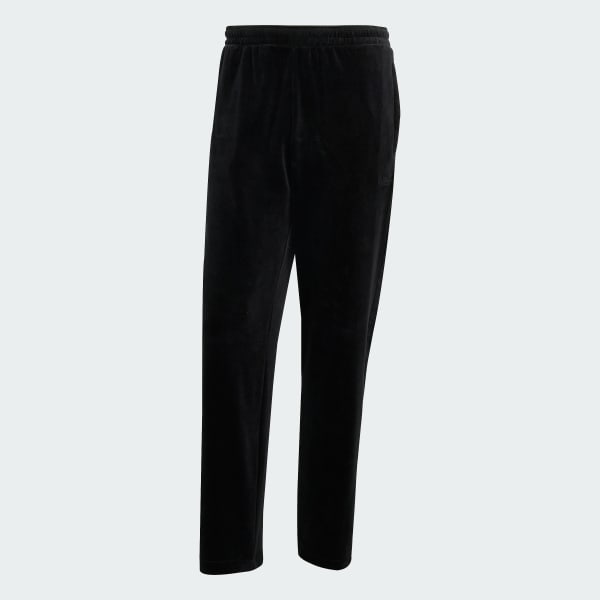 adidas SST Adicolor Velour Track Pants - Black | Free