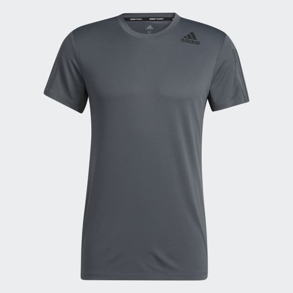 Grey HEAT.RDY 3-Stripes Tee AS174