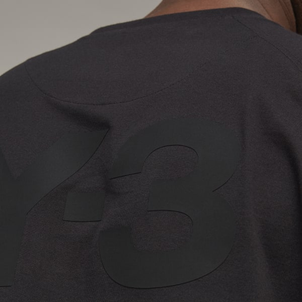 cierna Y-3 Classic Back Logo T-Shirt HBO60