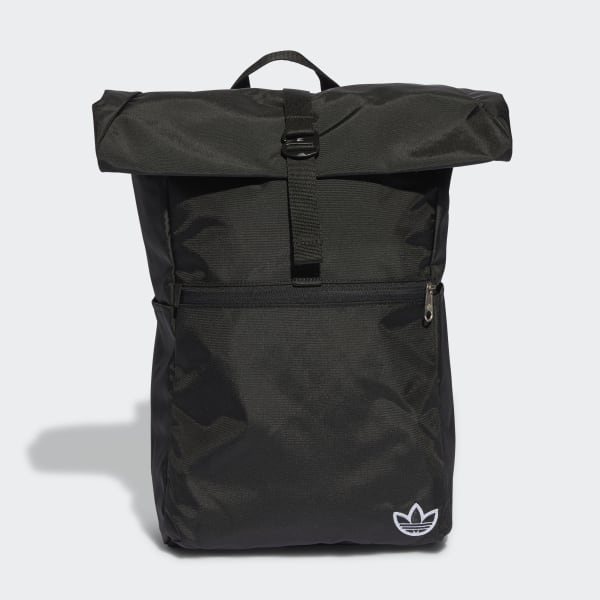 Black Premium Essentials Roll-Top Backpack