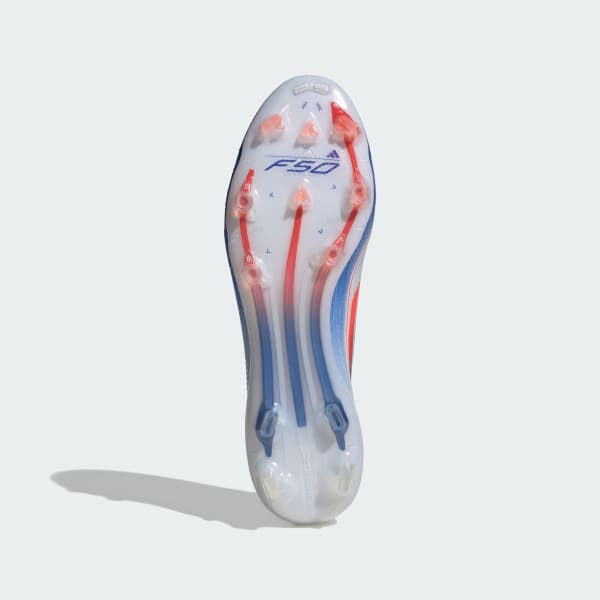 White F50 Elite Laceless Firm Ground Boots