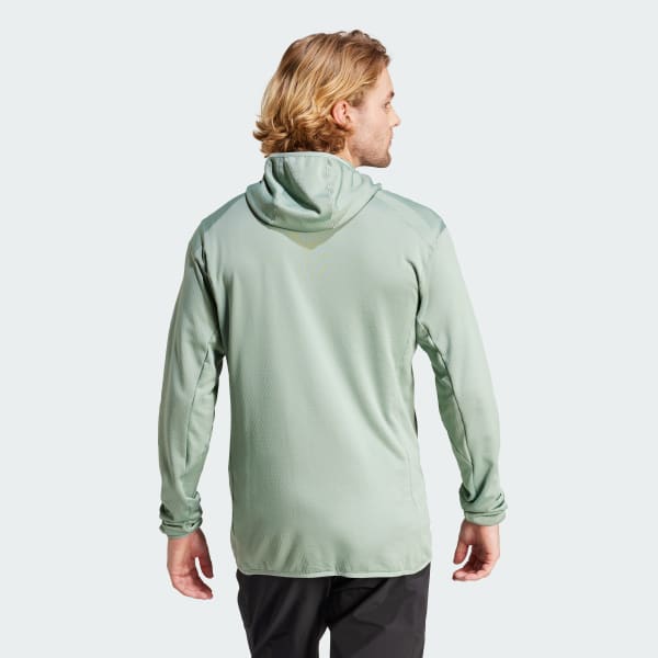 Verde Chaqueta De Felpa Ligera Con Capucha Terrex Xperior