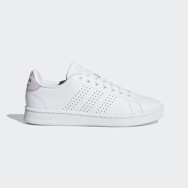 adidas advantage full white