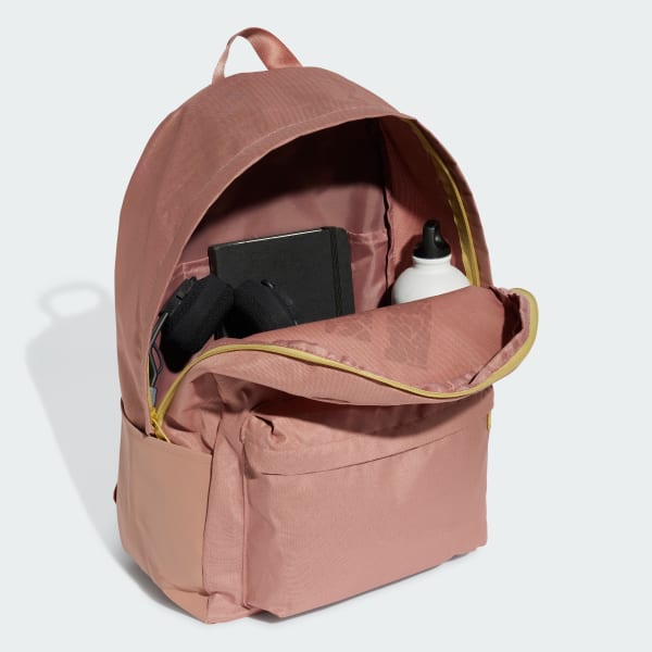 Pink Golden Logo Classic Backpack
