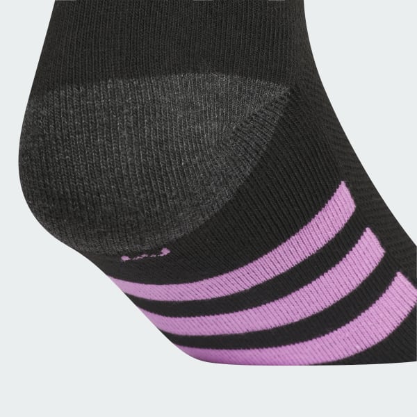 Black Athletic Cushioned 6-Pack Crew Socks Kids