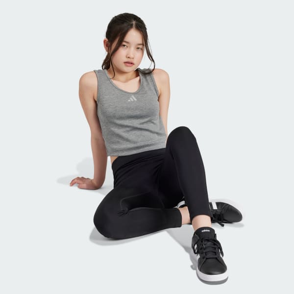 Preto Top Curto Luxe – Criança