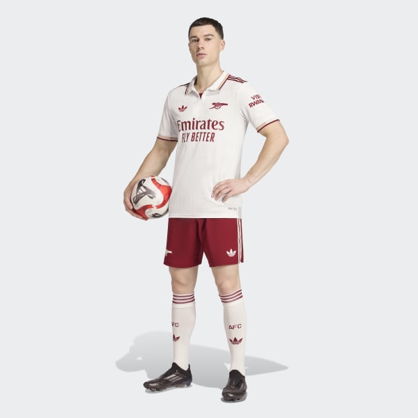 ライスアーセナル3rdキット25/26 adidas Arsenal 25/26 Third Jersey - White | Free Shipping