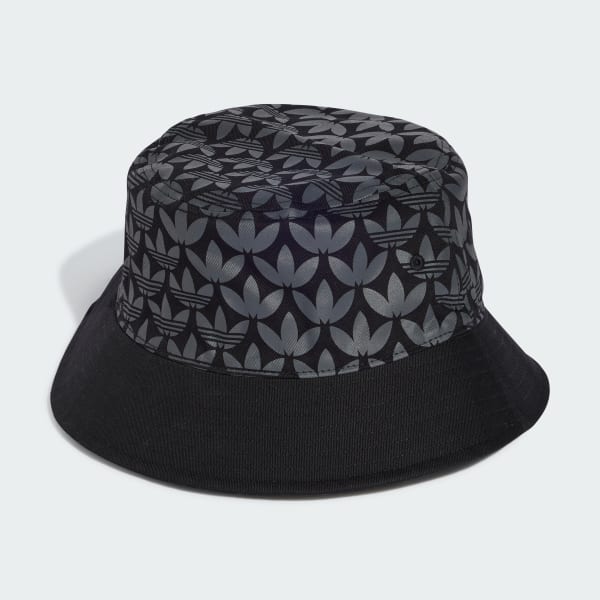 Black Monogram Bucket Hat