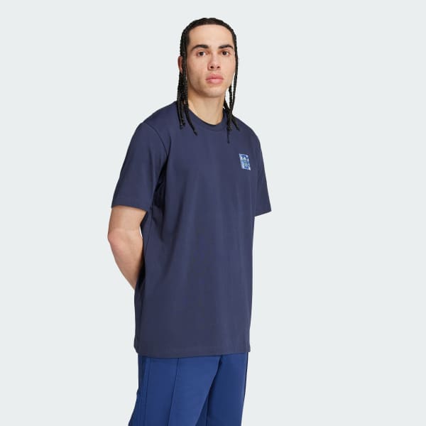 Bleu T-shirt graphique Ajax Amsterdam Seasonal