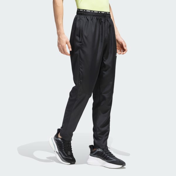 Black 3-Stripes Running Pants