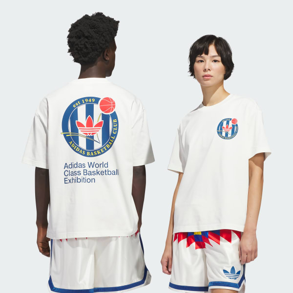 Blanco Camiseta Originals Basketball Crest