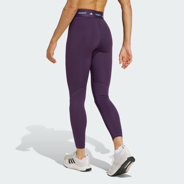 Morado Licras 7/8 TECHFIT Pretina Alta