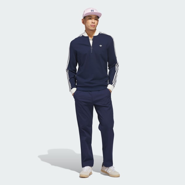 Blue 오리지널스 3S 쿼터집 스웨트셔츠