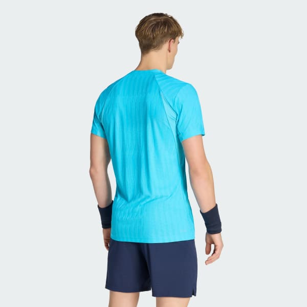 tyrkysová TRIČKO TENNIS CLIMACOOL+ AIRCHILL FREELIFT T-SHIRT