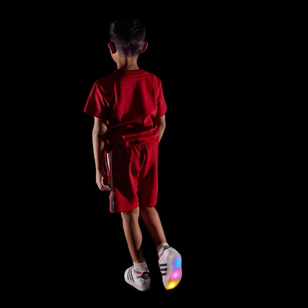 สีขาว รองเท้า Superstar LED Lights Comfort Closure