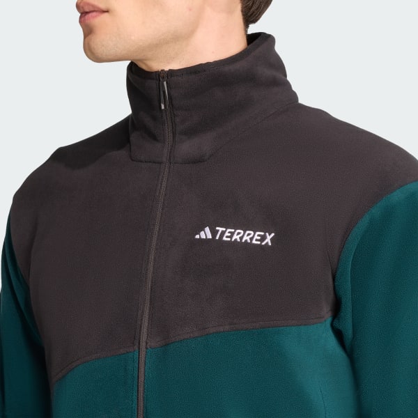 adidas Terrex Multi Full-Zip Fleece Fermuarlı Üst - Yeşil | adidas