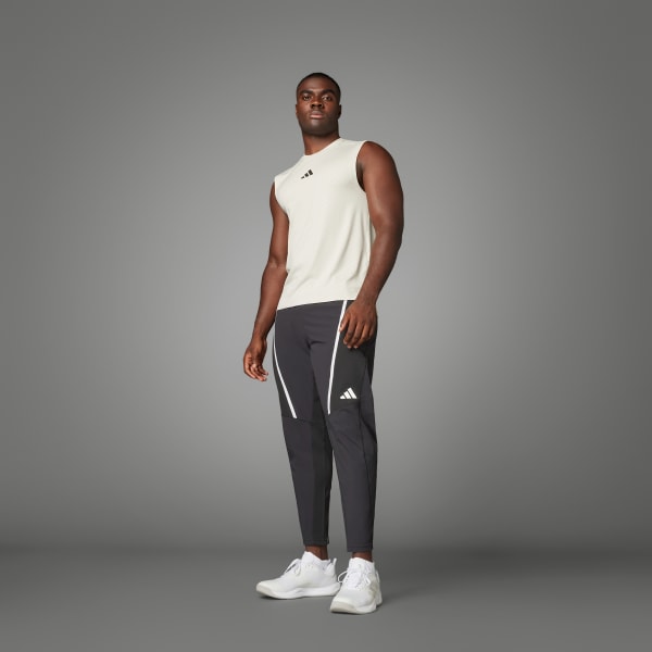 adidas 3-Stripes PrimeLift Tank Top Beige adidas Australia