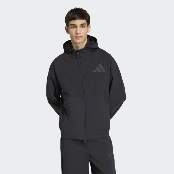 ADIDAS Z.N.E. WOVEN TRACK TOP - Black | Free Shipping with adiClub