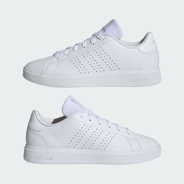 Adidas white advantage outlet