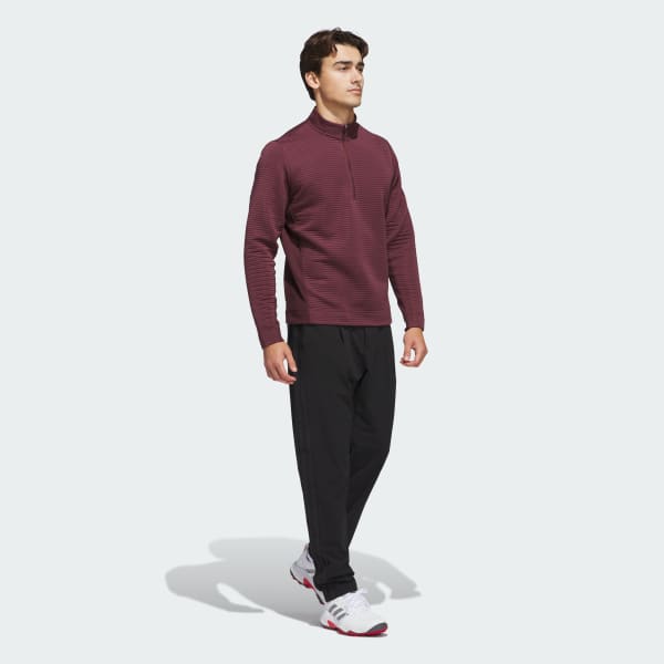 adidas Ultimate365 DWR Textured Quarter-Zip Pullover