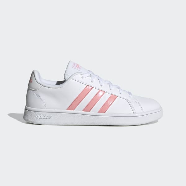 adidas grand court k pink