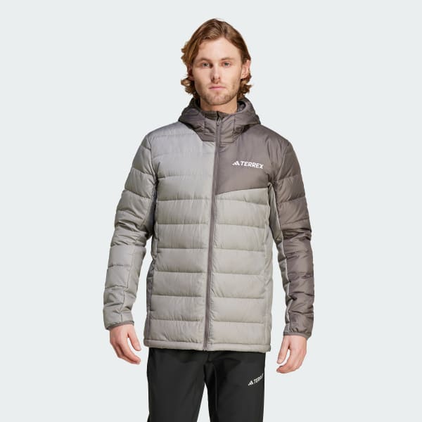 Gris Doudoune à capuche légère Terrex Multi