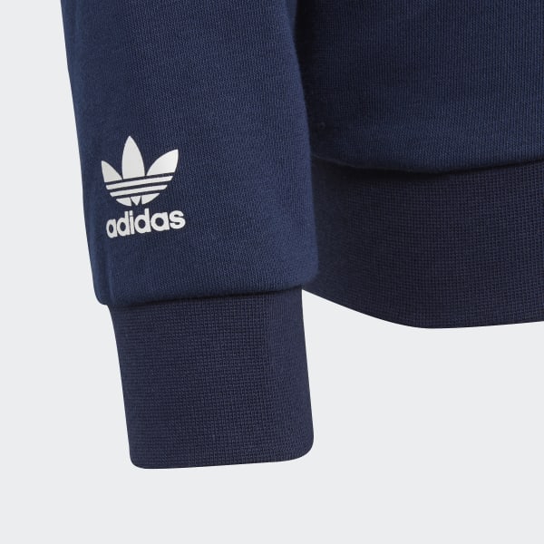 Blue adidas Rekive Crew Sweatshirt