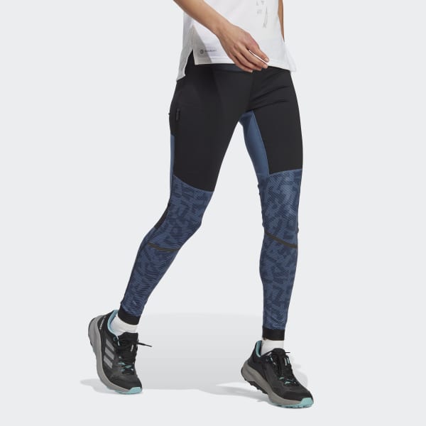 adidas Terrex Agravic Trail Running Legging Blauw adidas