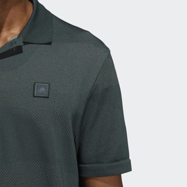 Πράσινο Go-To Seamless Polo Shirt QY395